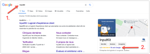 Recherchez votre entreprise sur Google